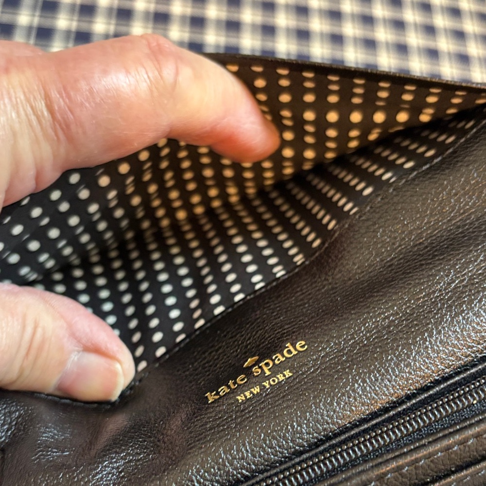 Kate Spade Black Leather Wallet - Picture 9 of 10